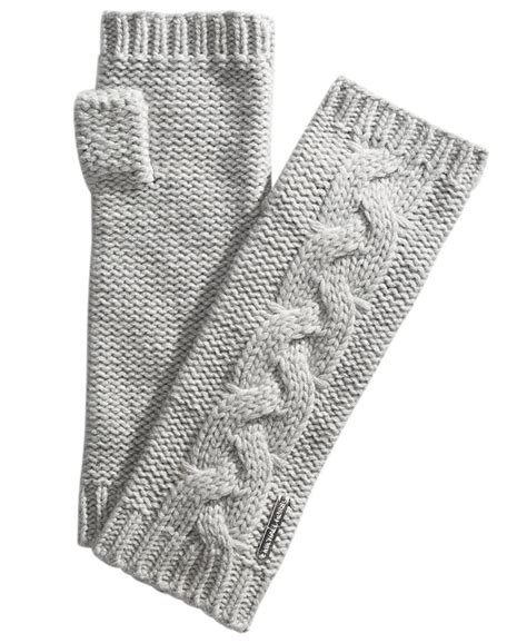 michael kors cable-knit armwarmers|Michael Kors Patchwork Cable Arm Warmers .